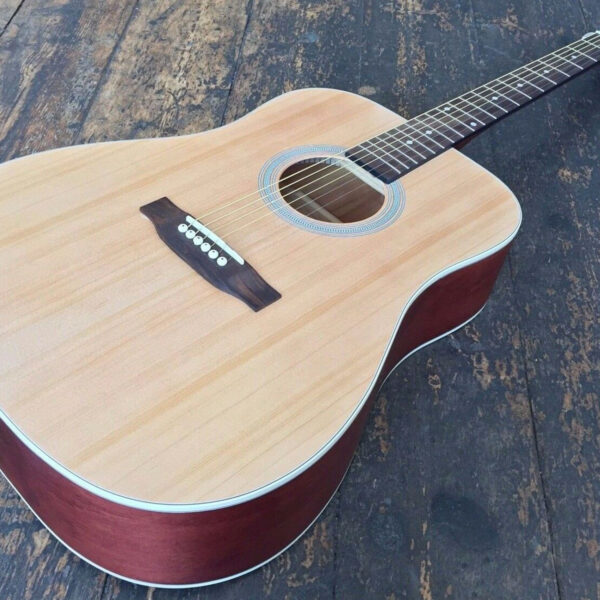 SX 204 Natural Acoustic Guitar