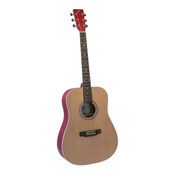 SX 204 Red Acoustic Guitar